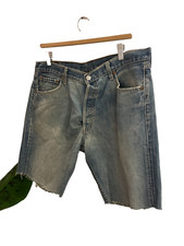 Vintage levis blue mens cut off large short| SKU 1570| L28 W 32