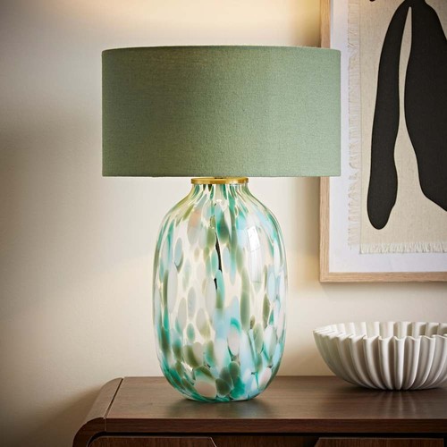 Glass table lamp - glass,