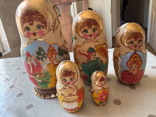Vintage russian matryoshka - vintage,