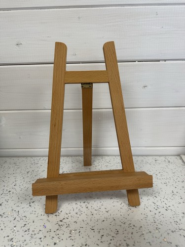 Wooden tabletop display easel - wooden,