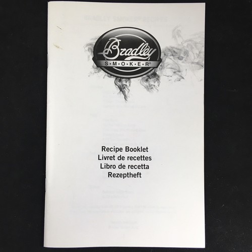 Bradley smoker recipe - book,