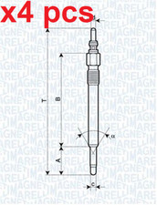X4 PCS FITS CHRYSLER VOYAGER