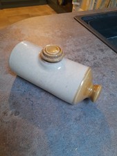 Stoneware Hot Water Bottle Bed Warmer Vintage
