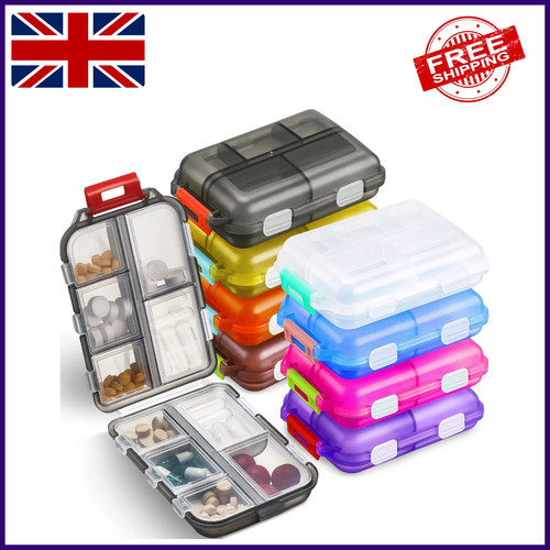 Compartment travel pill - 10,