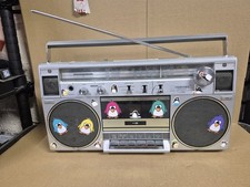 Vintage Toshiba RT-120S Boombox FM SW MW LW Radio Cassette Recorder 