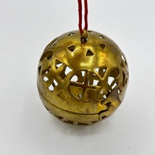 Vintage Brass Skimmer Pomander