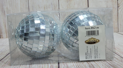 Mirror disco ball glass large - mirror,