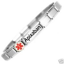 Anticoagulant Medical Alert Stainless Steel Bracelet - One size fits all