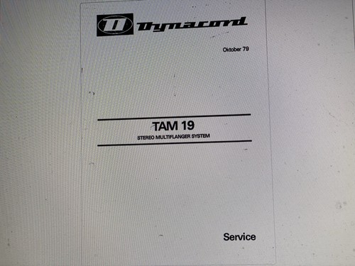 Dynacord tam service - dynacord,
