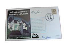 KEN LEE & PETER ALLAN SIGNED 40th ANNIVERSARY LIBERATION OF COLDITZ COVER