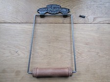 VICTORIA LARGE  iron retro vintage rustic toilet roll holder wc loo Lavatory 