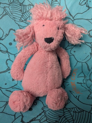Jellycat pink bashful - bashful, poodle