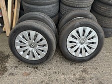 4x VW Golf Steel wheels w Hub