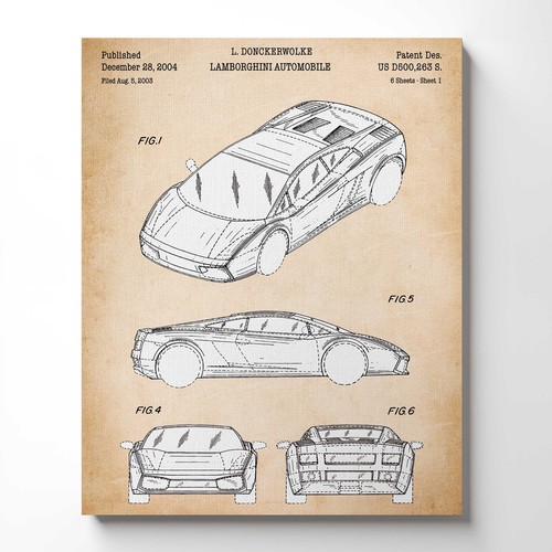 Lomborghini wall art - wall,