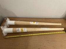 IKEA HILVER Bamboo Desk / Table Legs  x2 Two VGC