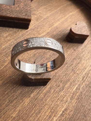Cartier love ring white gold - cartier,