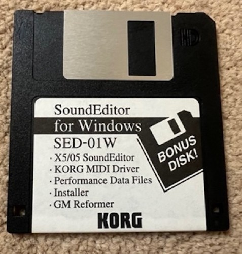 Original korg 05r sound - korg, x5