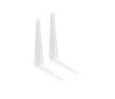 Shelf brackets white - 4",