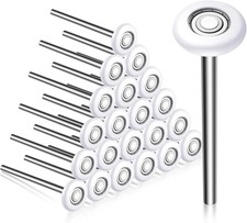 24 Quiet Garage Door Rollers Nylon Door Wheels Replacement With 6200ZZ Bearing✨