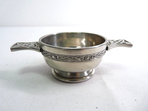 Scottish pewter quaich - scottish,