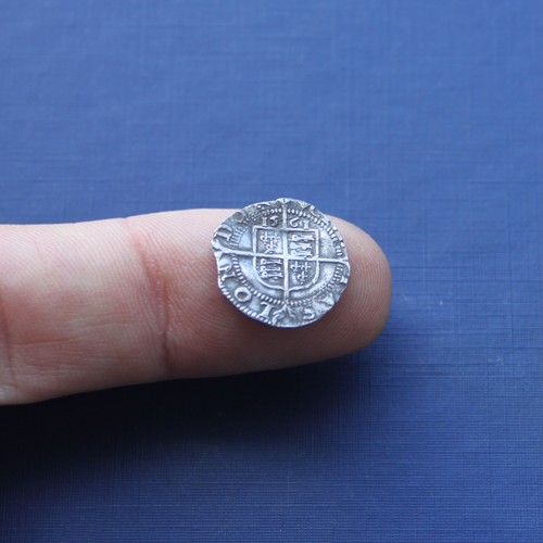 Hammered silver coin elizabeth - coin,
