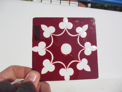 Victorian stained glass panel - victorian,