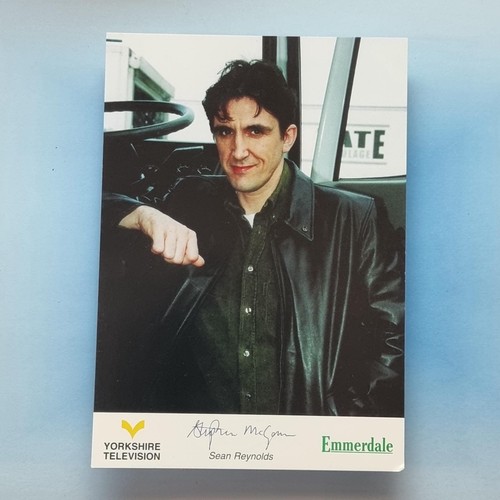 Emmerdale cast card c1995 - cast,