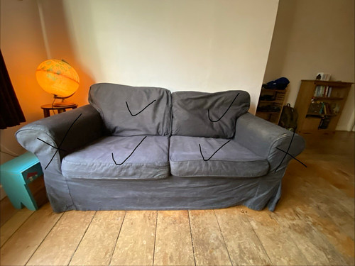 Ikea ektorp dark grey - ikea, /