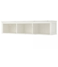 IKEA HEMNESWall/bridging shelf, white stain, 148x37 cm