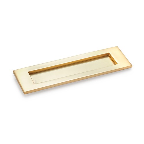 Polished brass letter box - polished,