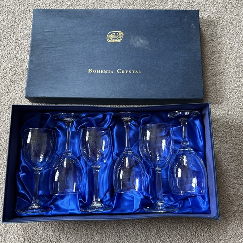 Bohemia crystal wine glasses - crystal,