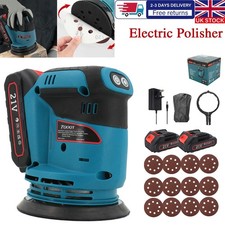 5" Cordless Random Orbital Sander With Variable Speed & Dust Bag & Quick Fix Pad