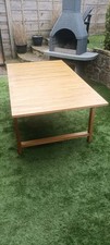LARGE IKEA OAK DINING TABLE -