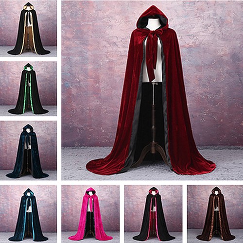 Velvet lined gothic cloak - lined,