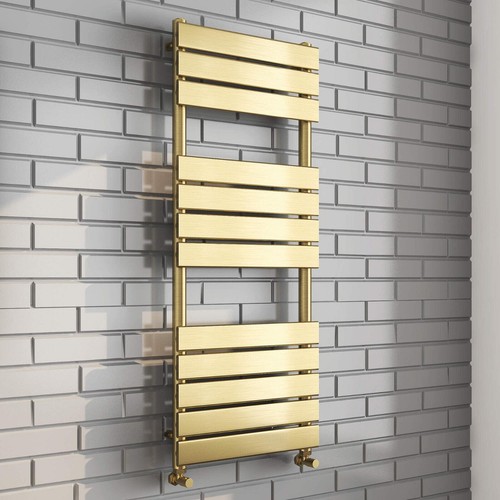 Polished brass heated - polished, towel