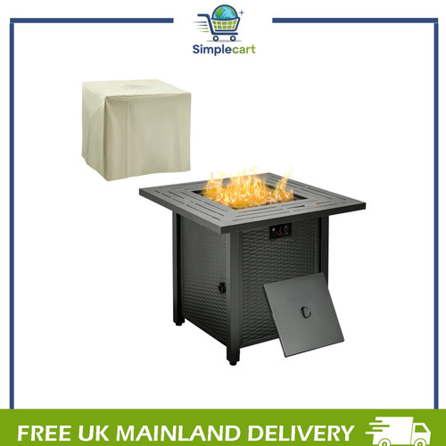 Outdoor propane gas fire pit - gas,