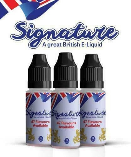 10ml signature e liquid - 10, x