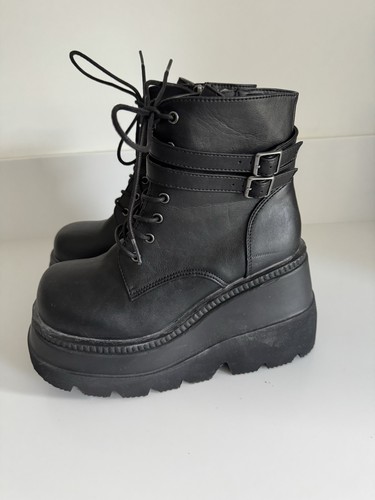 Demonia shaker goth boots - demonia,