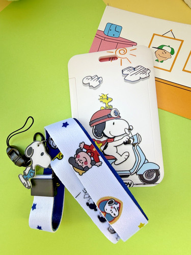 Cartoon snoopy lanyard strap - cartoon,
