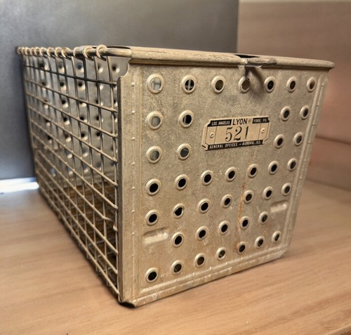Vintage wire gym locker - vintage,