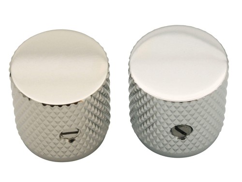 Flat top knurled - , metal
