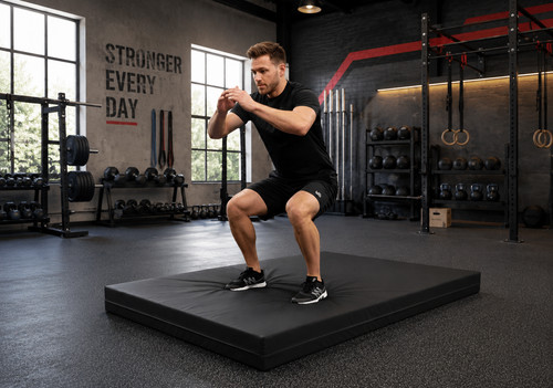 Gym crash landing - crash, exercise
