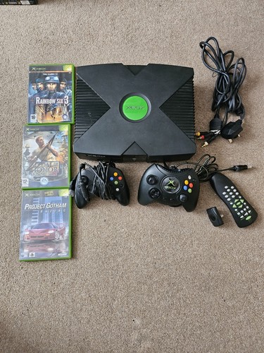 Original xbox console bundle - console,