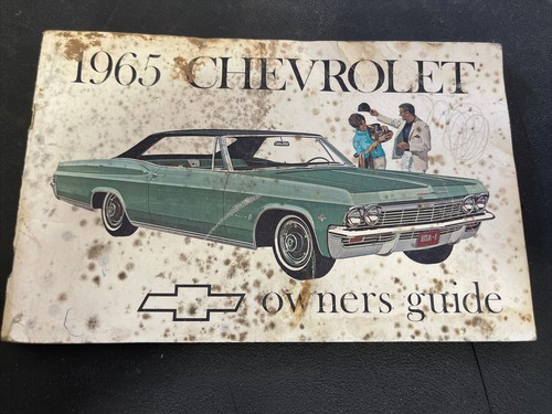 1965 chevrolet owners manual - chevrolet,
