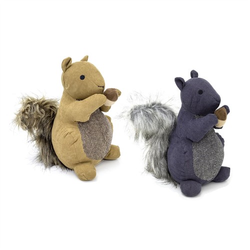 Squirrel with nut doorstop - with,