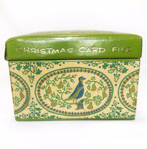 Vintage christmas card list - vintage,