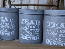 NEW French GREY Vintage RETRO