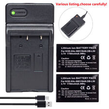 Battery or USB Charger for Sanyo DB-L50 Xacti VPC-TH1 VPC-WH VPC-TH2 VPC-HD1000
