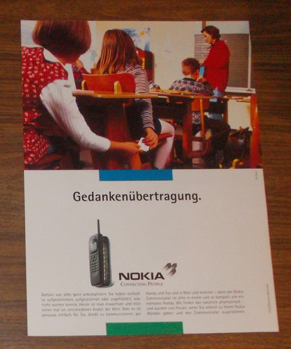 Rare advertising nokia 9000 - advertising,