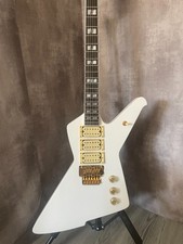 White Explorer Electric Guitar